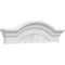 Ekena Millwork Segment Arch W/ Flankers Sunburst Architectural Grade PVC Pediment, 26"W x 7-1/2"H x 2-1/2"P PEDPS026X075SGF01 - alternate 1